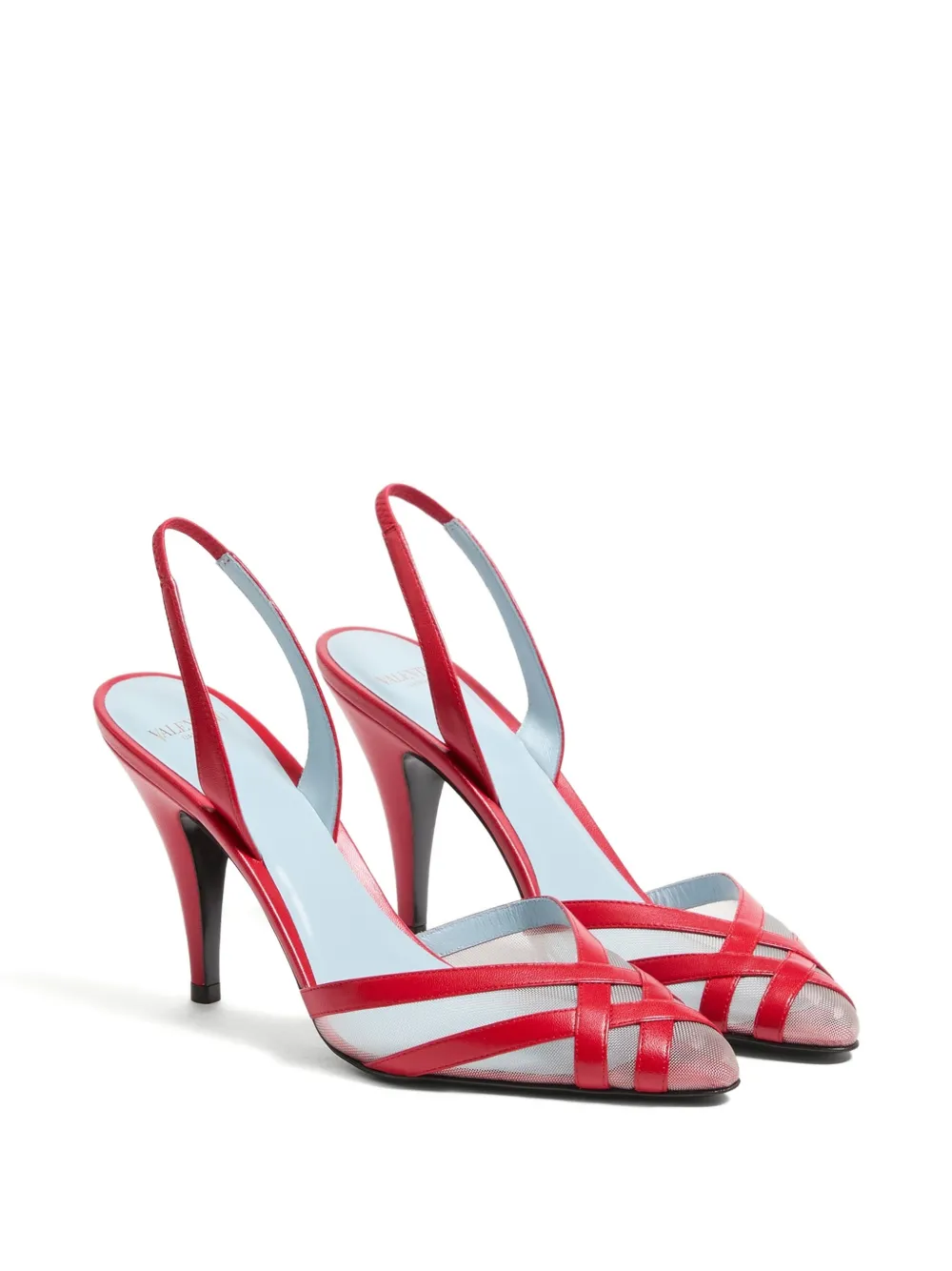 Valentino Garavani 90 mm Impudance slingback pumps Rood