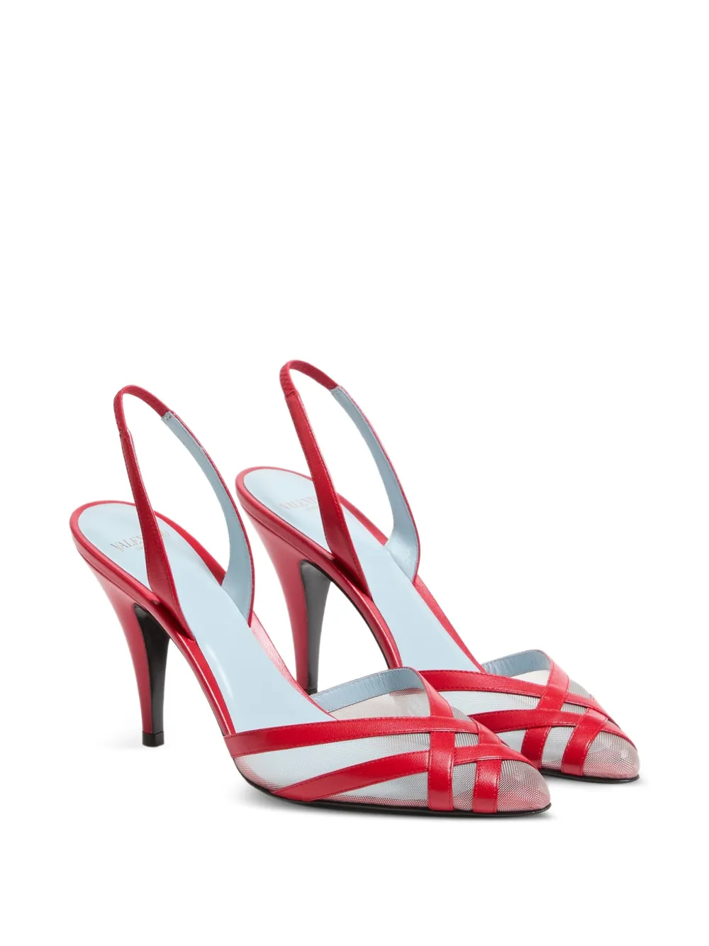  Valentino Garavani Impudance Slingback Pumps - Red 