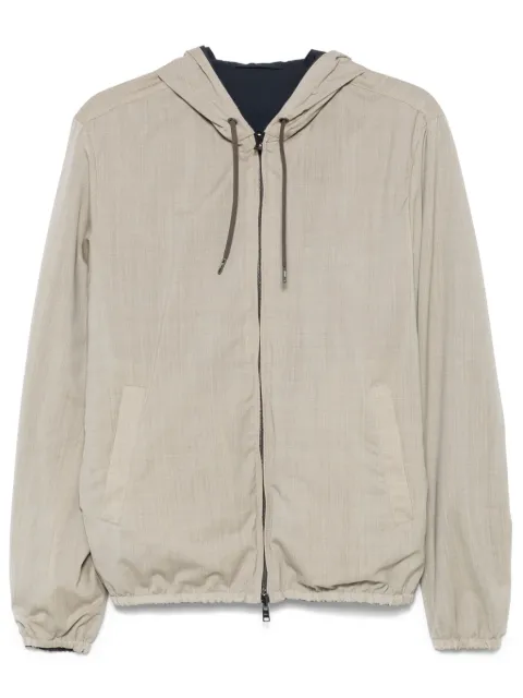 Herno chamarra con capucha reversible