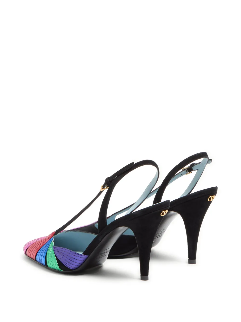 Valentino Garavani Women Foliefoliage Slingback Pumps In Pink