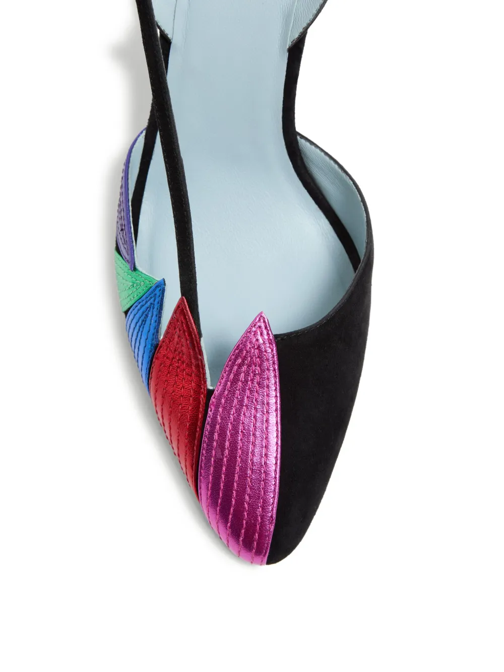 Valentino Garavani Women Foliefoliage Slingback Pumps In Pink