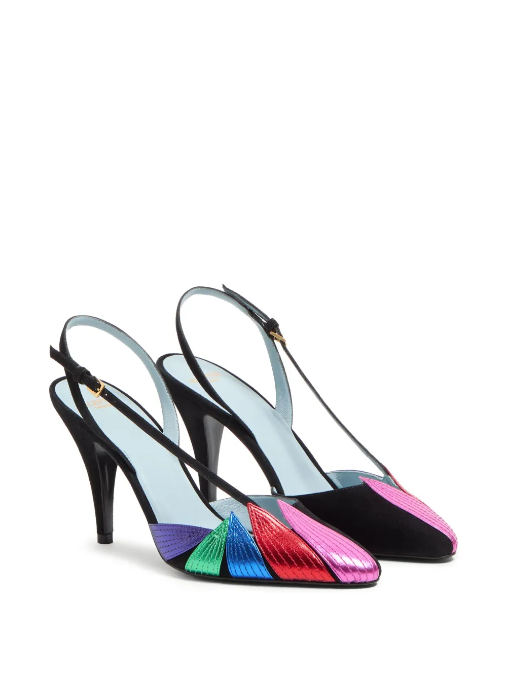 Valentino Garavani 90 mm Foliefoliage pumps - Roze