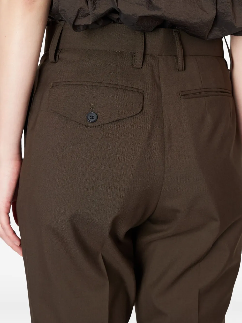 Kolor Broek met klepzakken Bruin