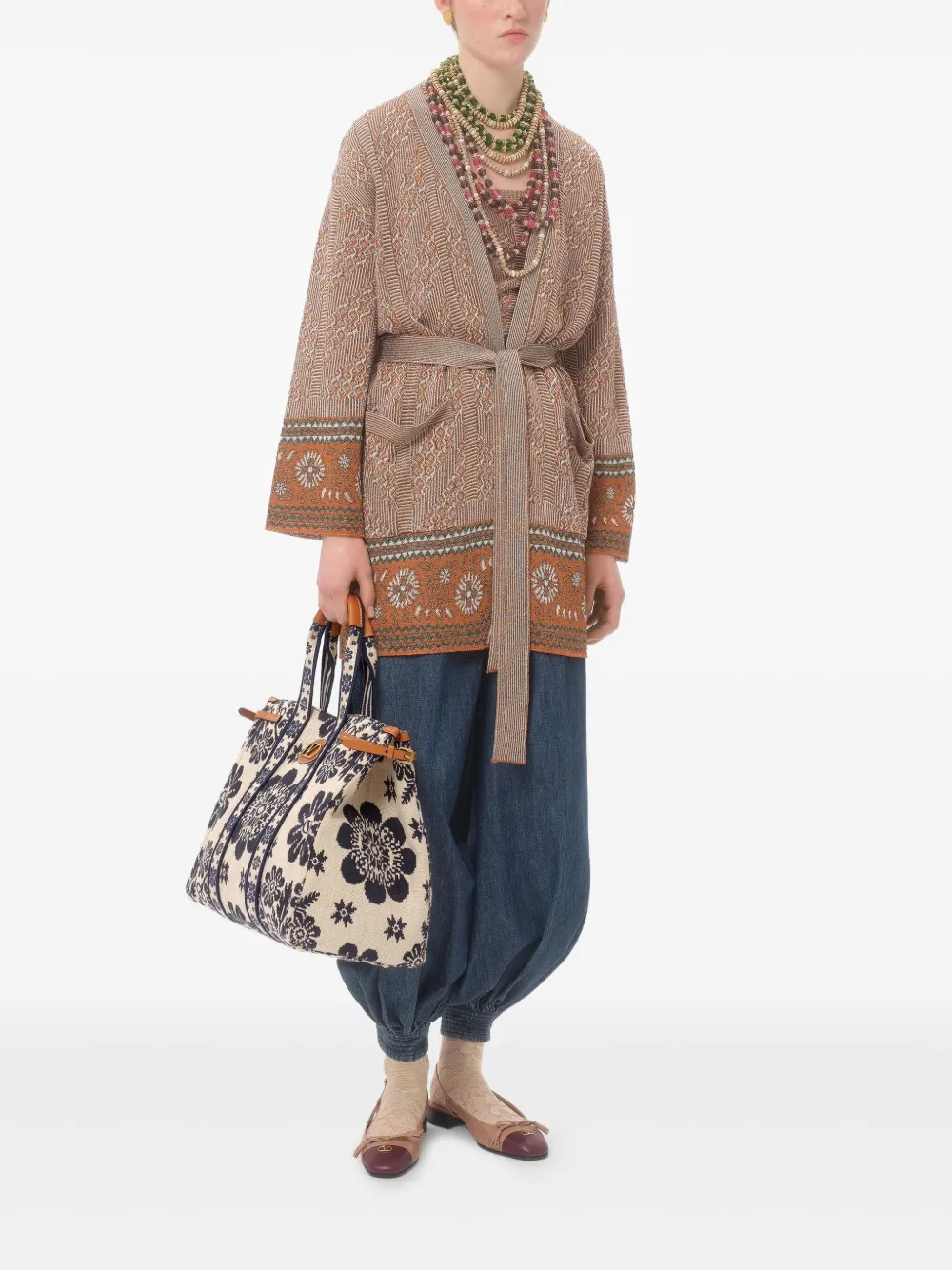 Valentino Garavani Antibes shopper - Beige