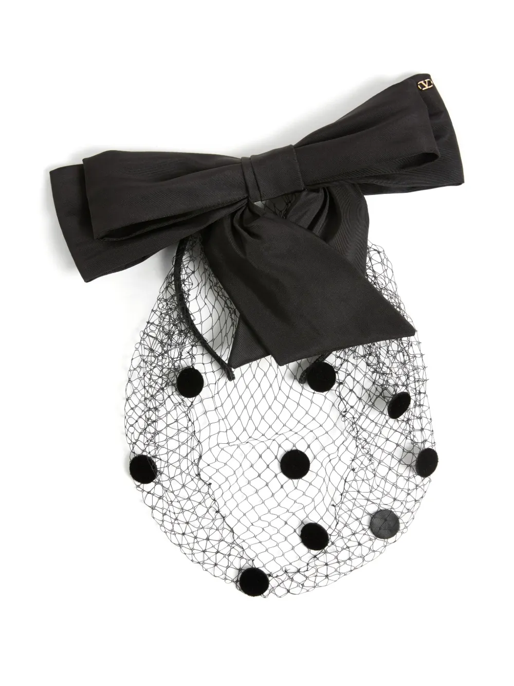 Valentino Vlogo Signature Headband In Black