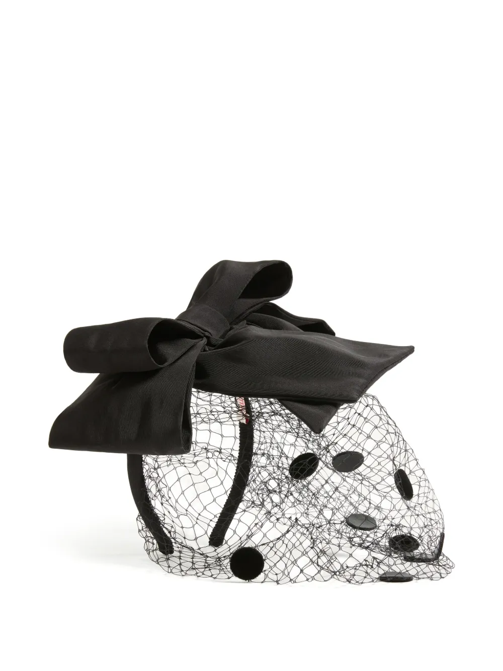 Valentino Garavani طوق رأس بطرحة وشعار V المميز | Image 2
