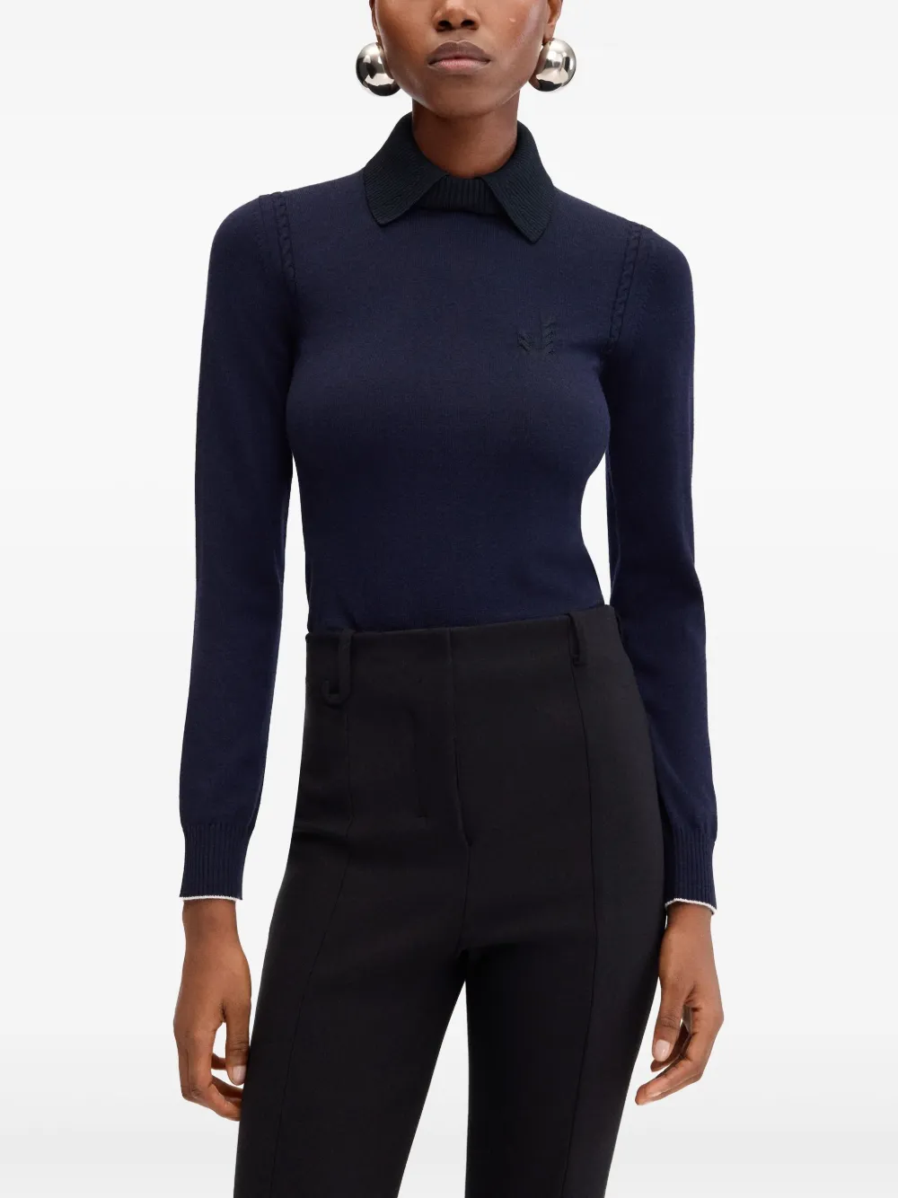 Jacquemus La Maille Tricot trui Blauw