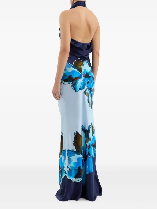 Rebecca Vallance Cyran Maxi Dress | Blue | FARFETCH UK