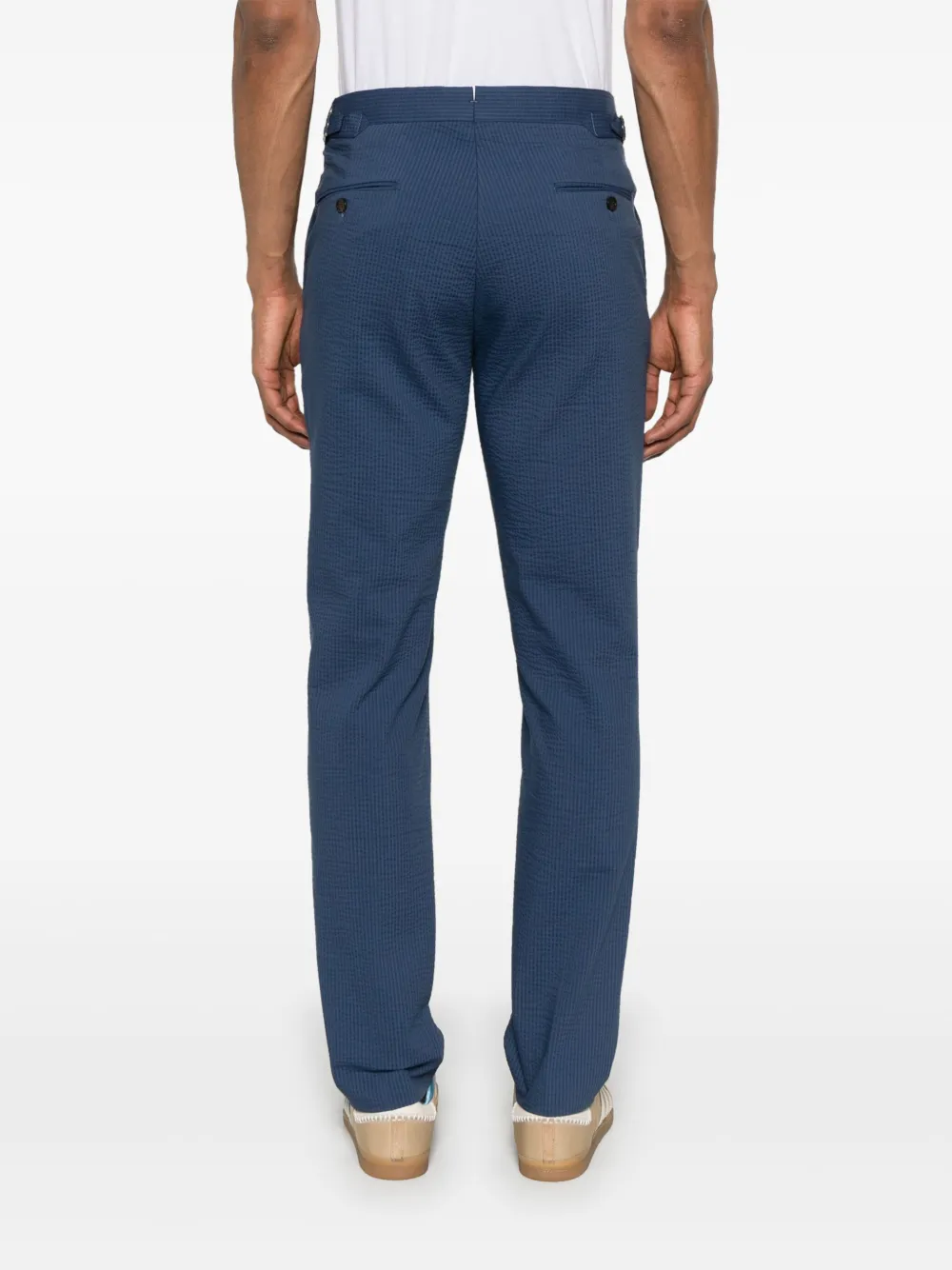 Polo Ralph Lauren Seersucker broek Blauw
