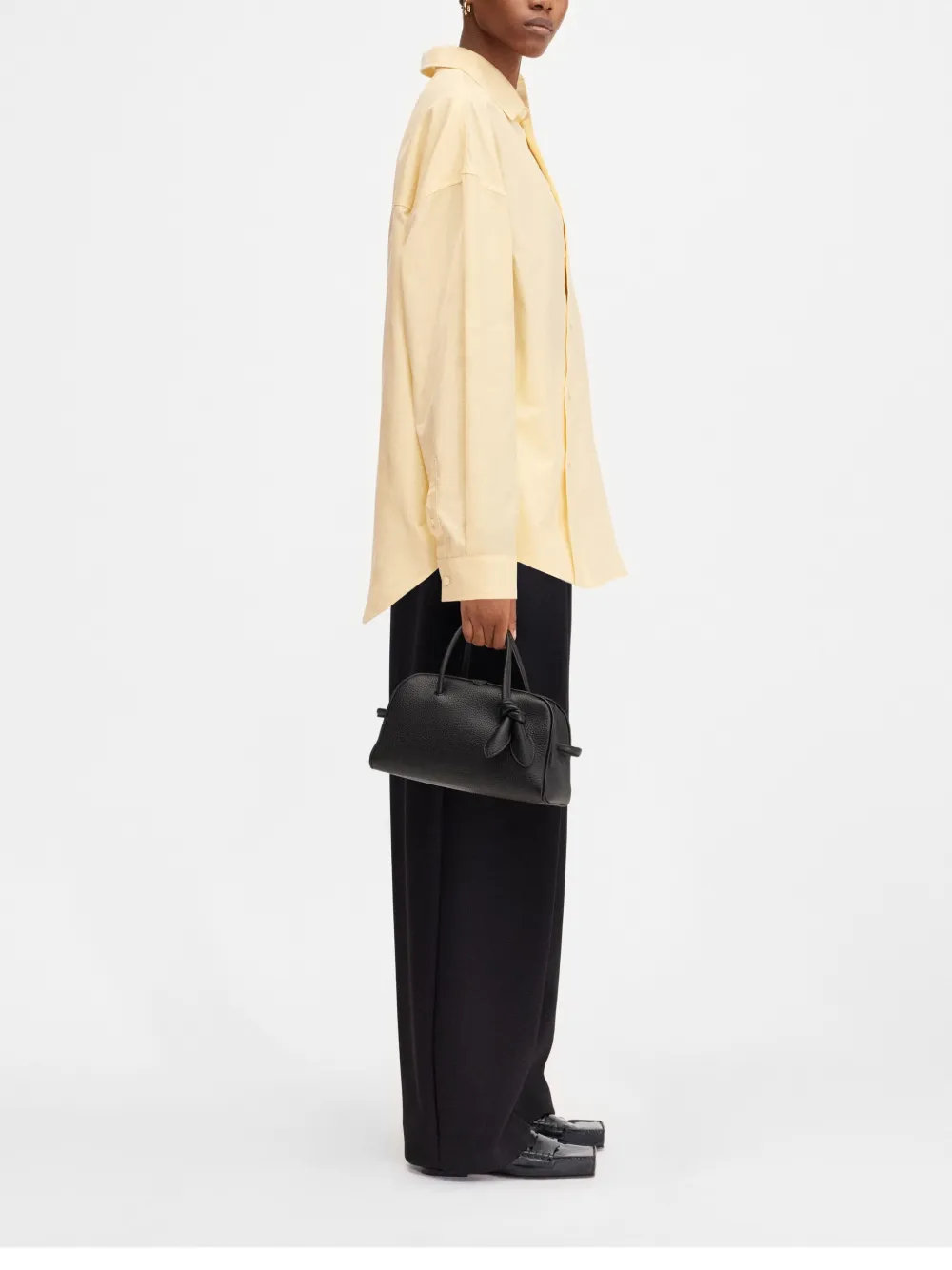 Jacquemus La Chemise Cuadro blouse Geel