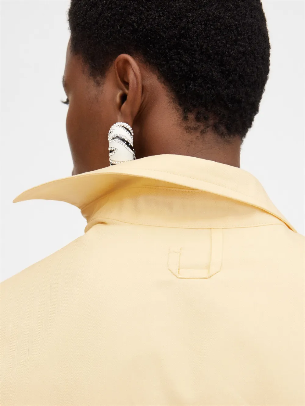 Jacquemus La Chemise Cuadro blouse Geel
