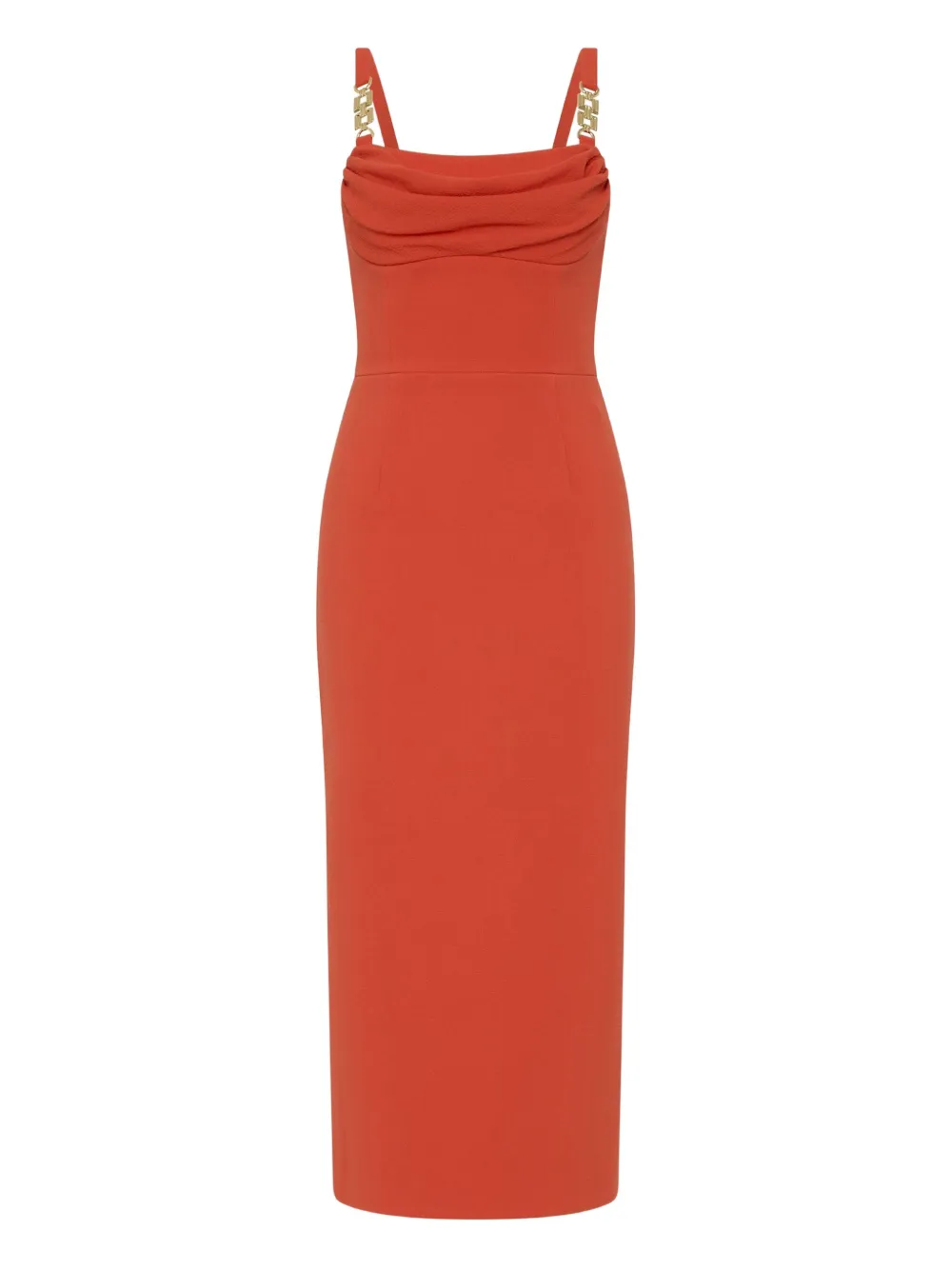 Rebecca Vallance Empress midi-jurk Oranje