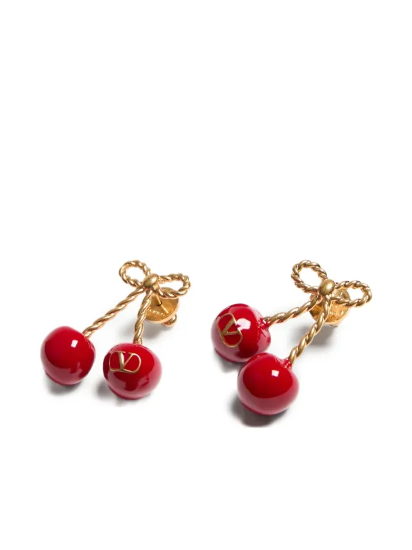 VALENTINO ゴールドレッドピアス Valentino Garavani シェ チェリフィック ピアス | ゴールド