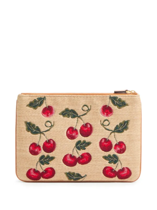 Valentino Garavani VLogo Signature Cherryfic-print Clutch