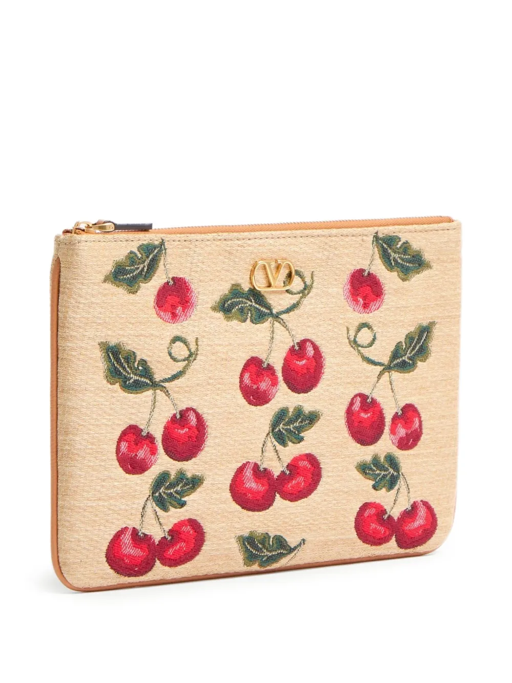 Valentino Garavani VLogo Signature Cherry clutch bag
