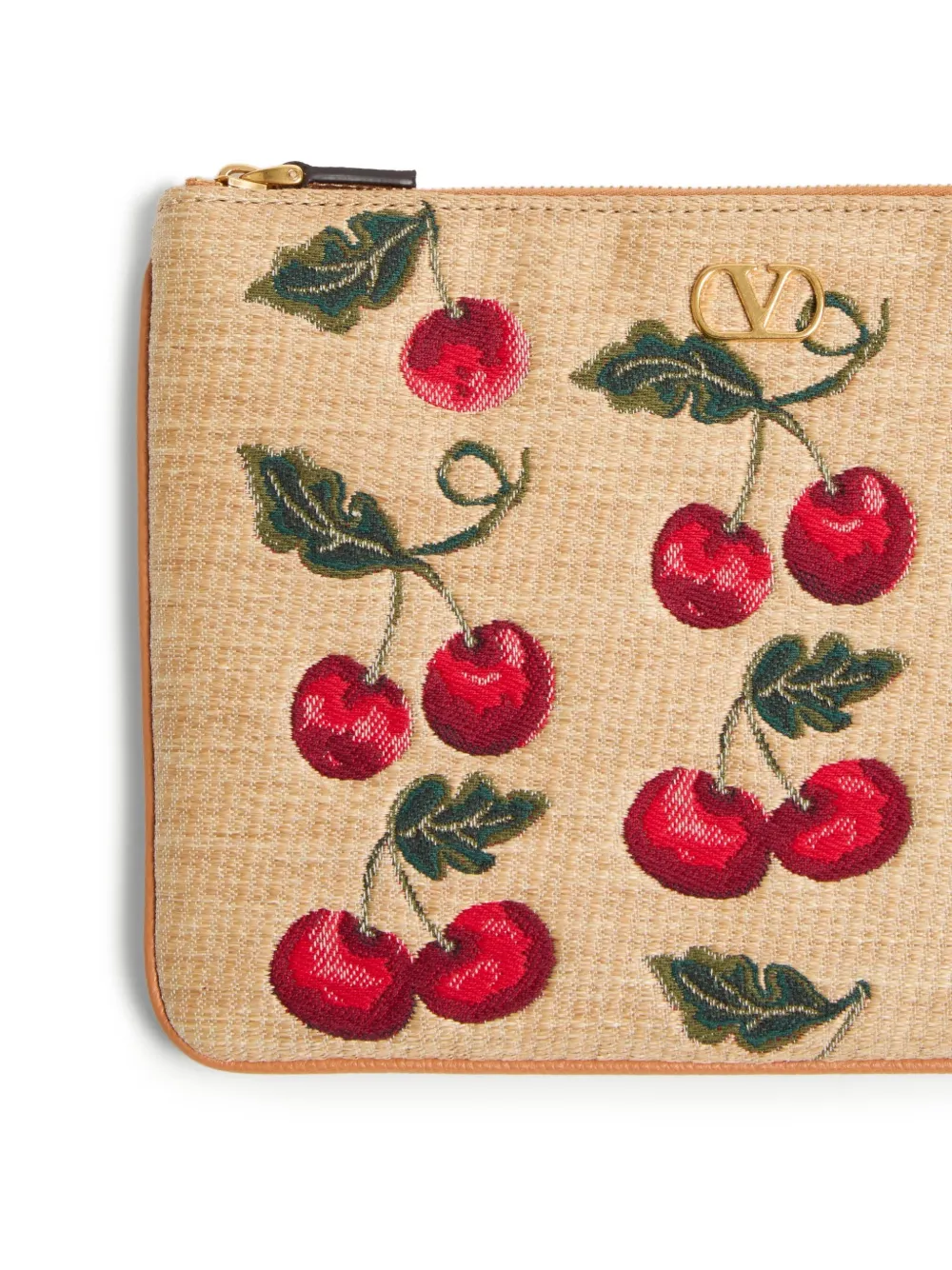 Valentino Garavani Clutch VLogo Signature con stampa Cherryfic | Image 7