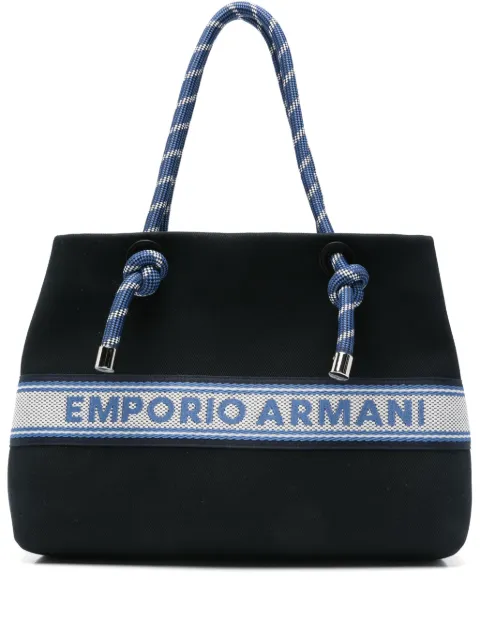 Emporio Armani sac cabas à logo brodé