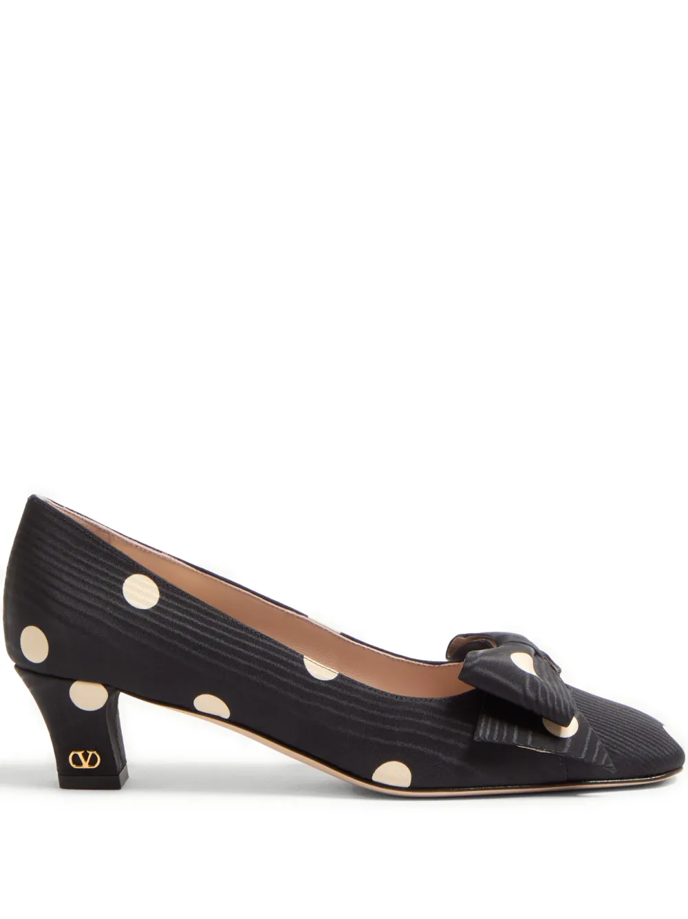 Valentino 45mm Bowow Pumps In Black