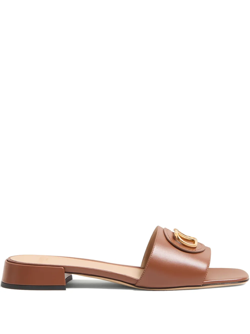 Valentino Garavani 20mm VLogo sandals Brown