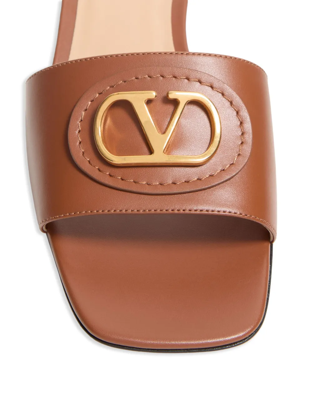 Valentino Garavani 20mm VLogo sandals Brown