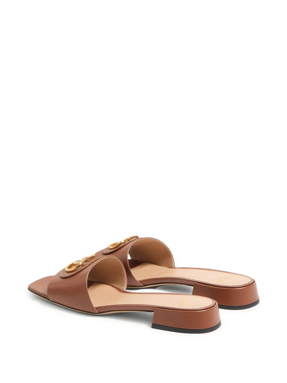 Valentino Garavani 20mm VLogo sandals Brown