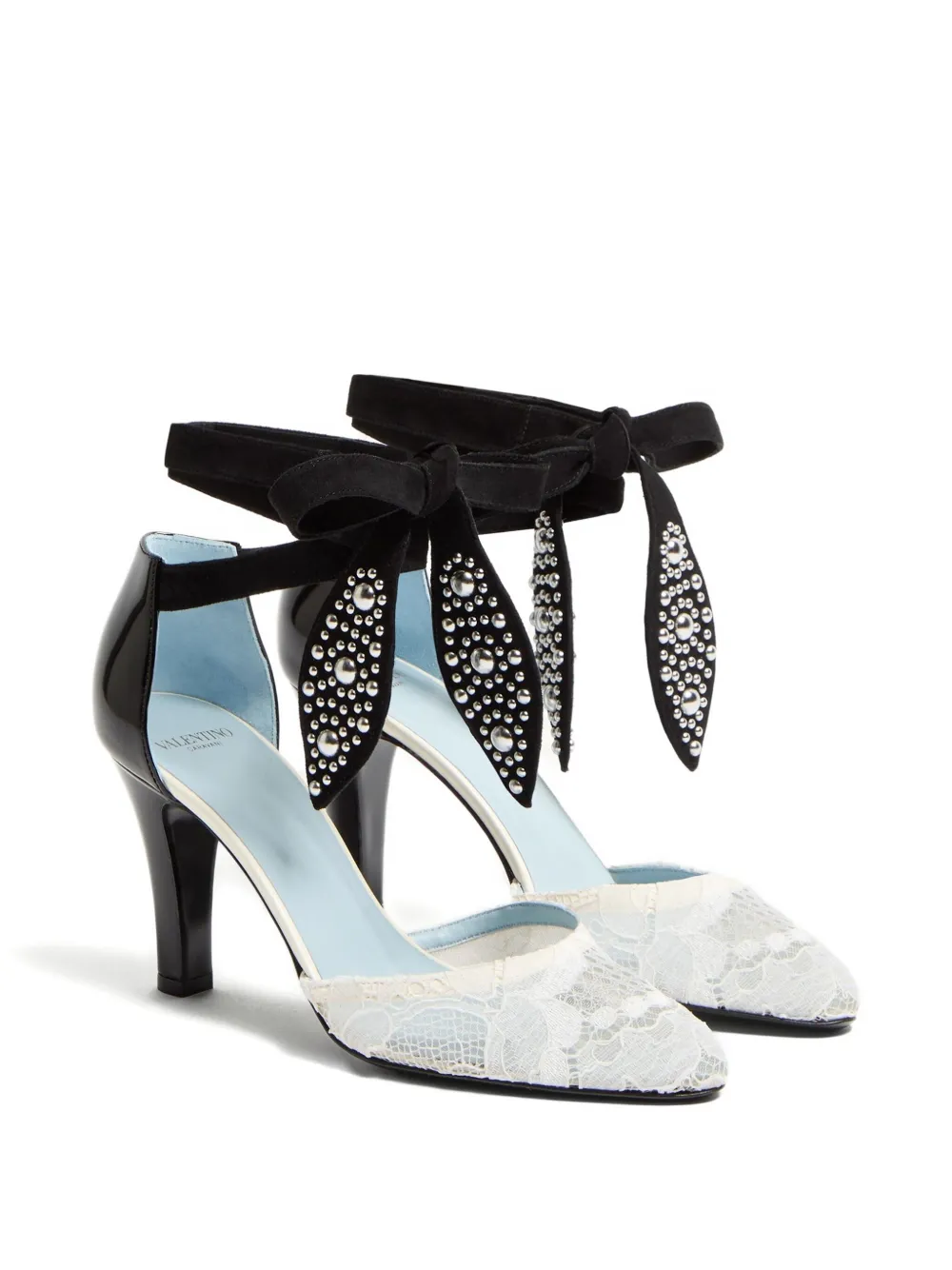 Valentino Garavani 85 mm Foliefoliage pumps Wit
