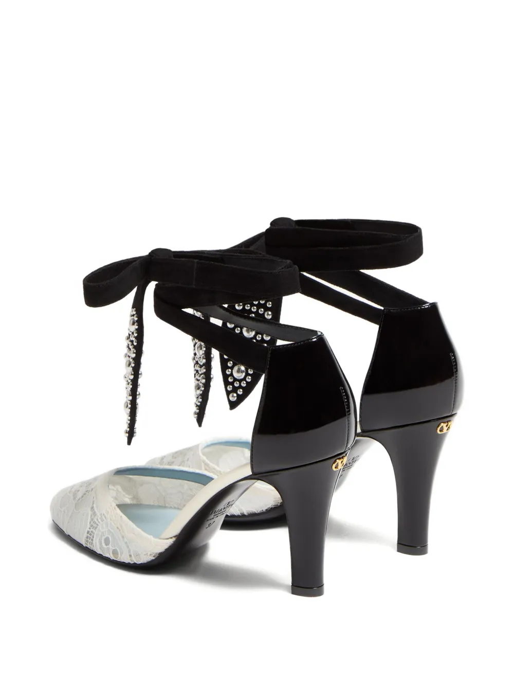 Valentino Garavani 85 mm Foliefoliage pumps Wit