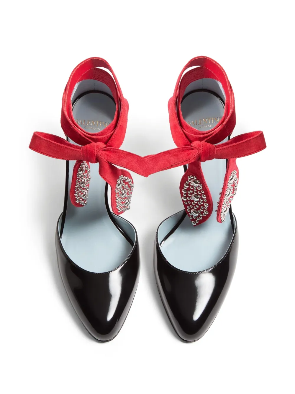 Valentino Garavani 85mm Foliefoliage pumps Black