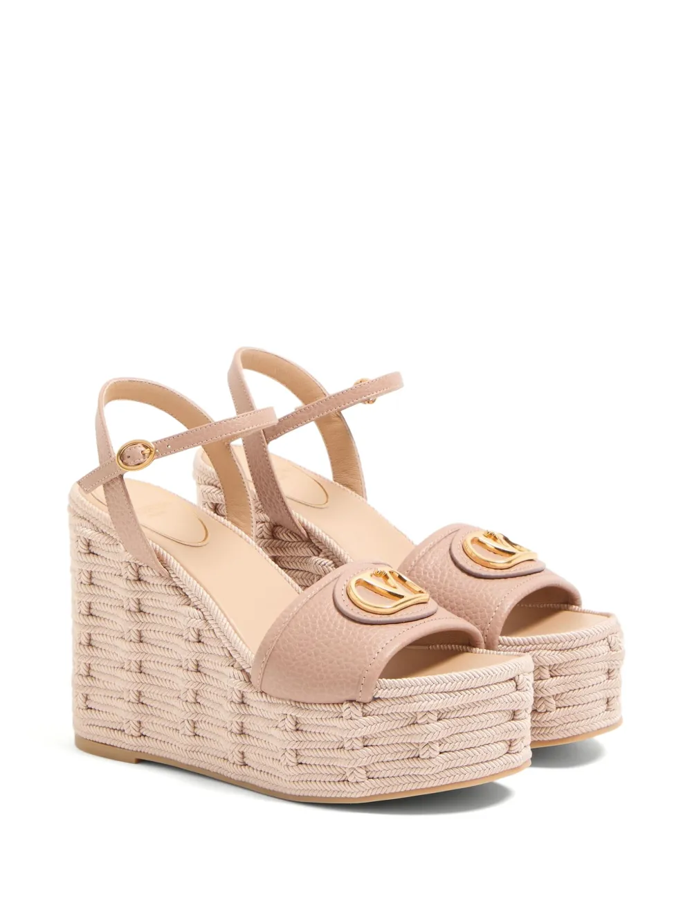 Valentino Garavani 110mm VLogo Signature sandals Pink