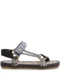 Valentino Garavani 20mm Lake Powell embroidered sandals - Black