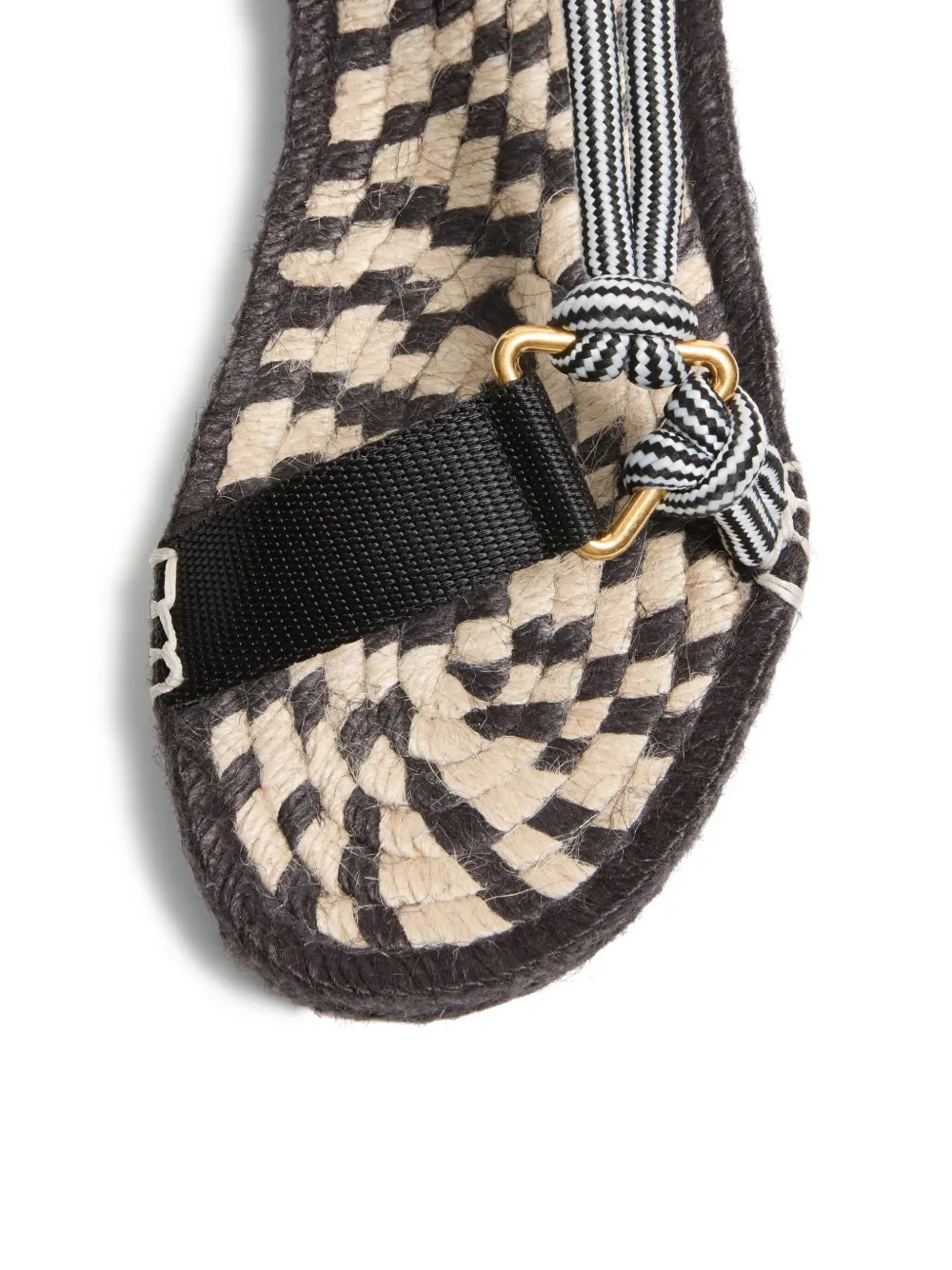 Valentino Garavani 20mm Lake Powell embroidered sandals Black