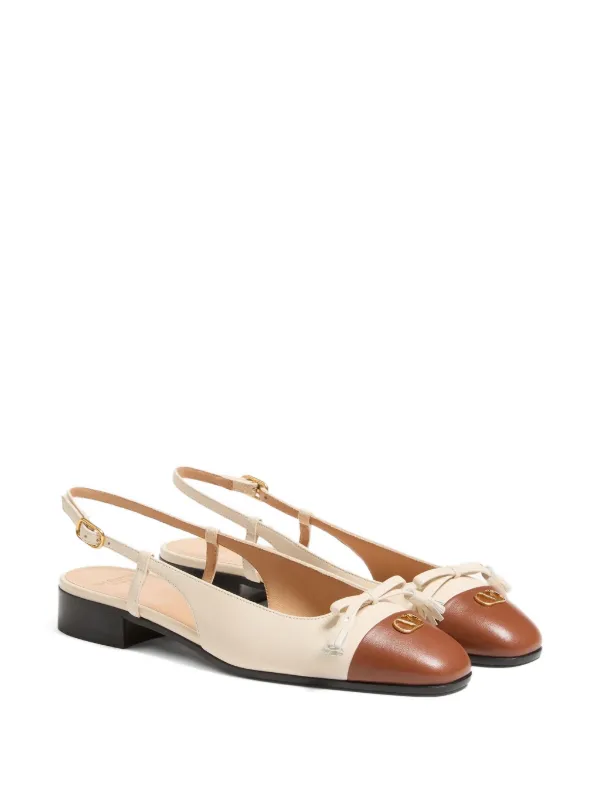Valentino Garavani 25mm Valet Du Roi Slingback Ballet Flats