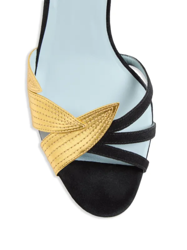 サンダル・ミュール Valentino Garavani Foliefoliage Sandal With Color-Block 28482775_58527288_600.jpg