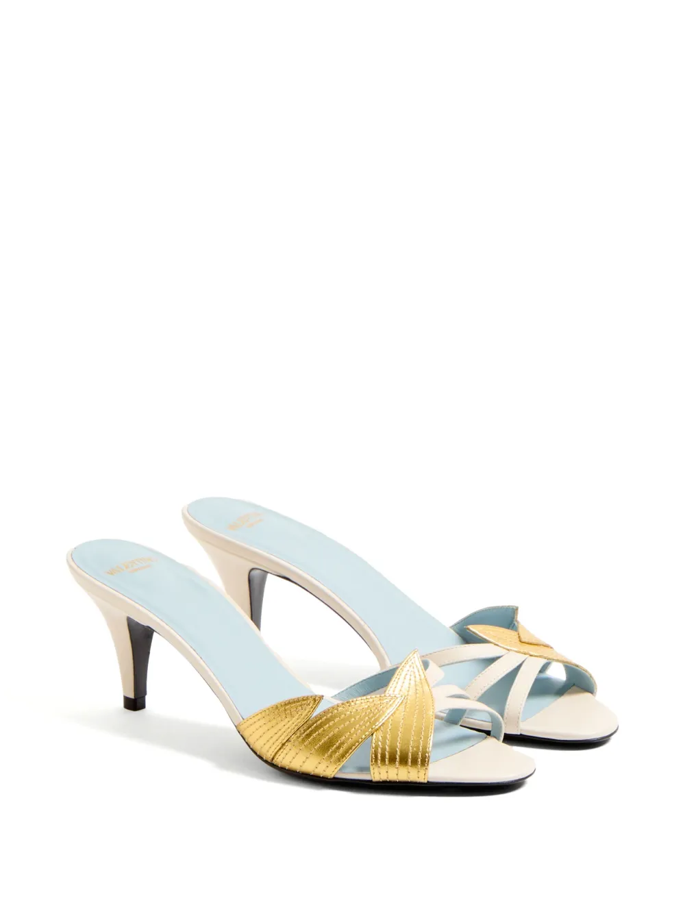 Valentino Open-toe High-heeled Sandals In Neutral