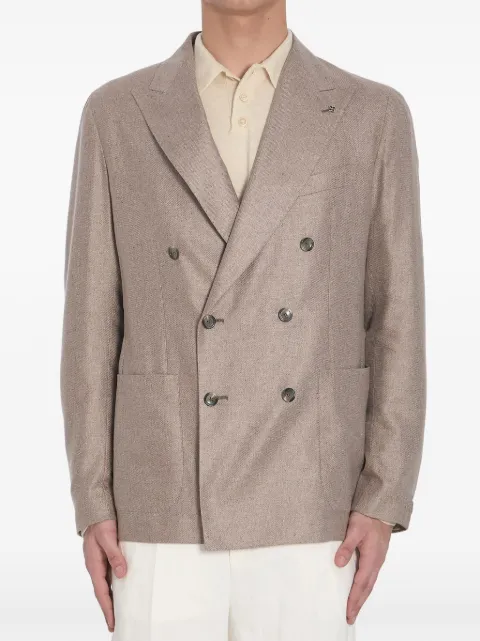 Tagliatore silk blazer