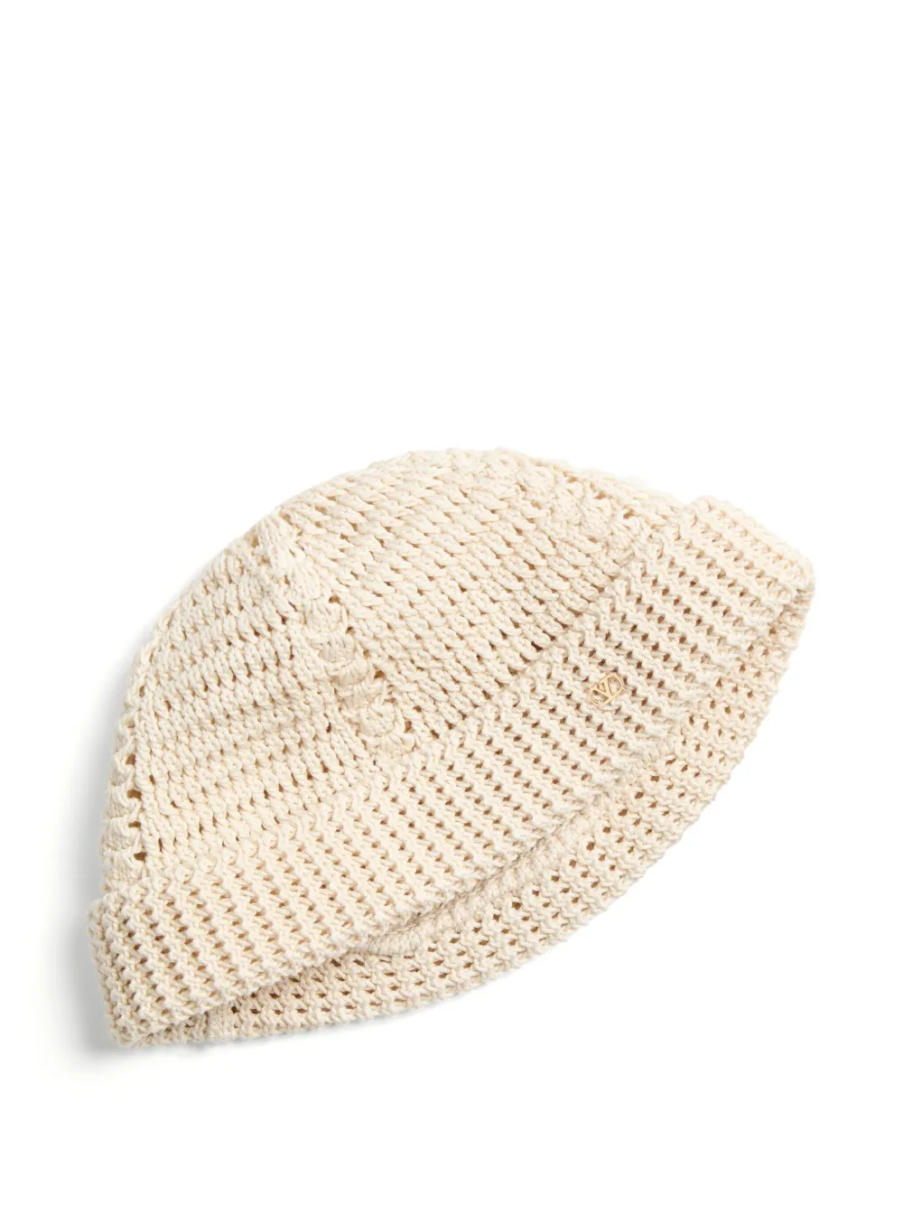 Valentino Garavani VLogo Signature gebreide muts Beige