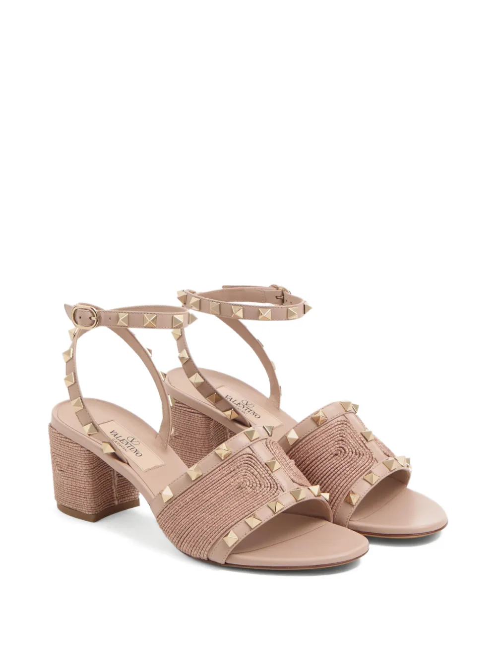 Valentino Garavani Rockstud sandalen Roze