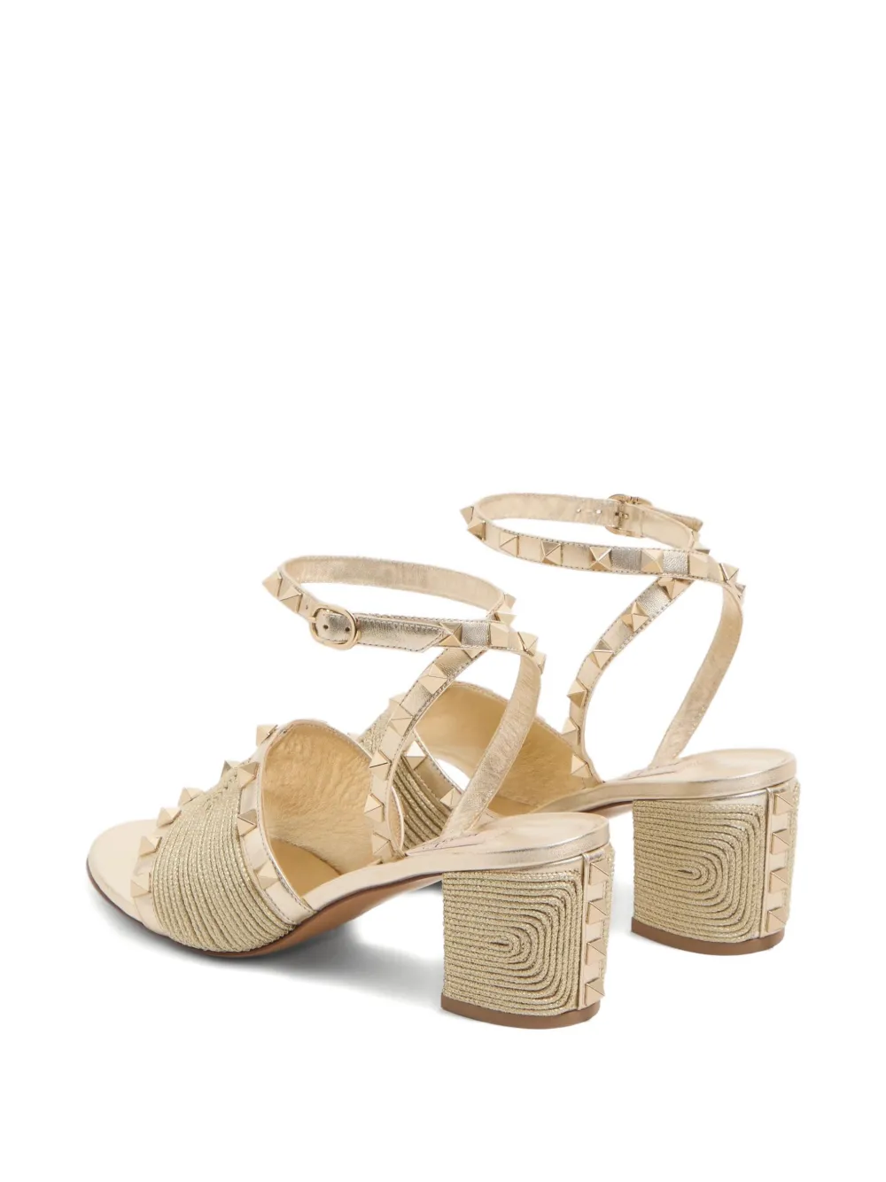 Valentino Garavani 60mm Rockstud sandals Gold