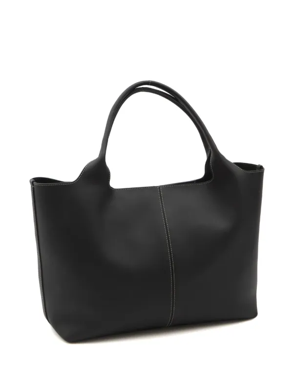 Tod's レザー トートバッグ | ブラック | FARFETCH JP