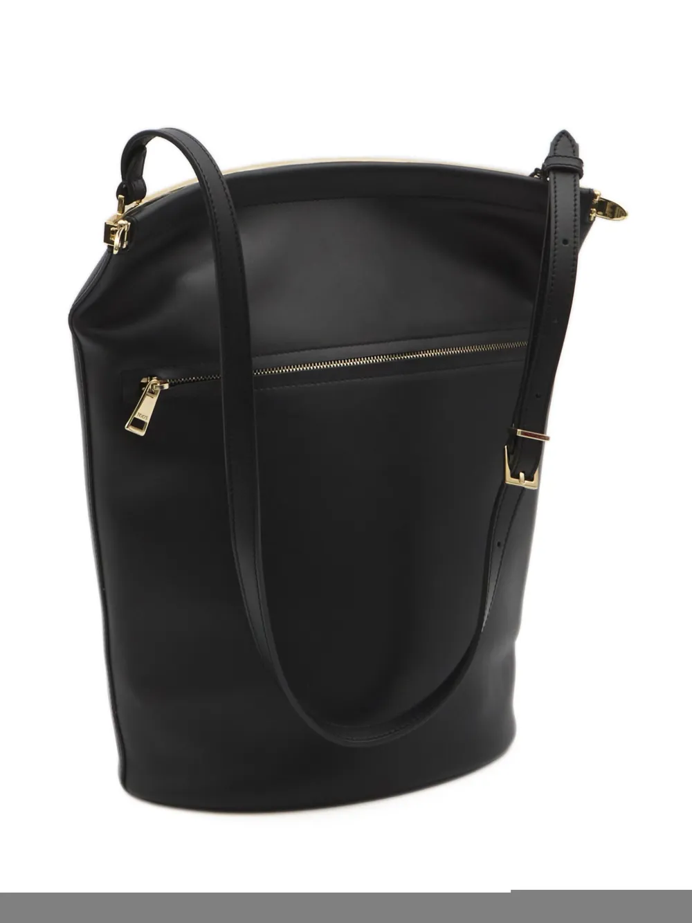Tod's Leren bucket-tas Zwart