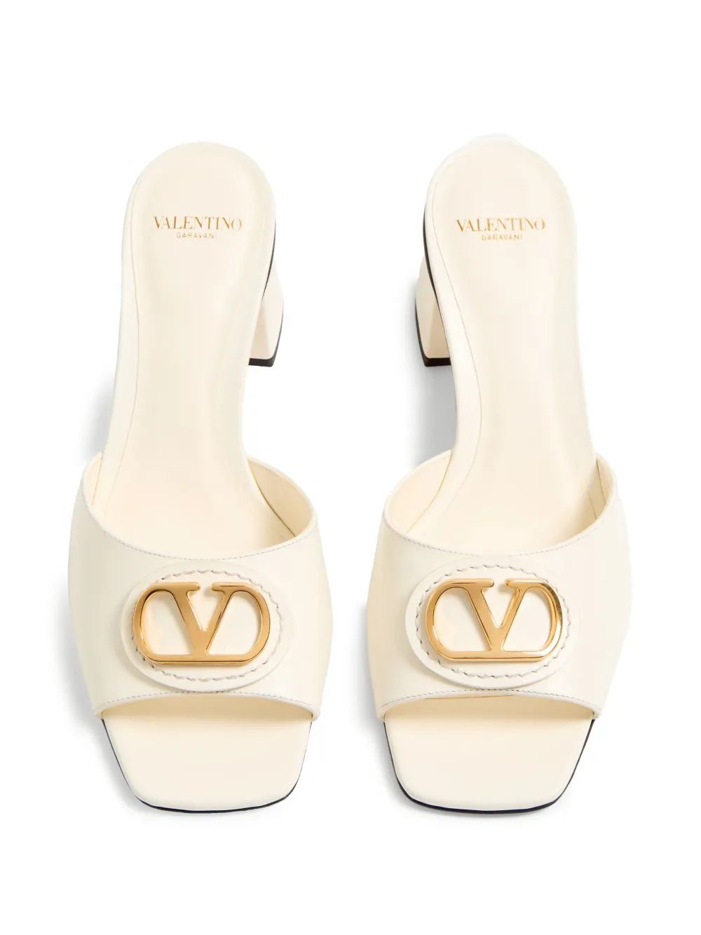 Valentino Garavani 60 mm VLogo Signature sandalen Wit