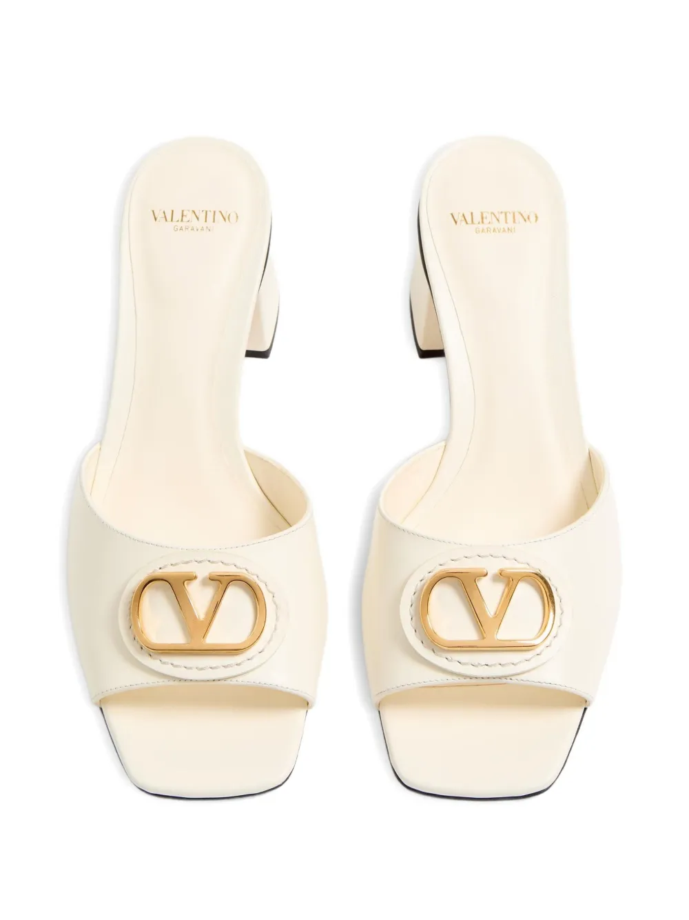 Valentino Garavani 60mm VLogo Signature sandals White