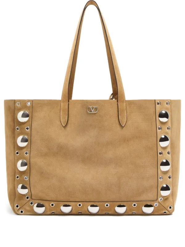 Valentino Garavani ネルコート ハンドバッグ L | ニュートラル