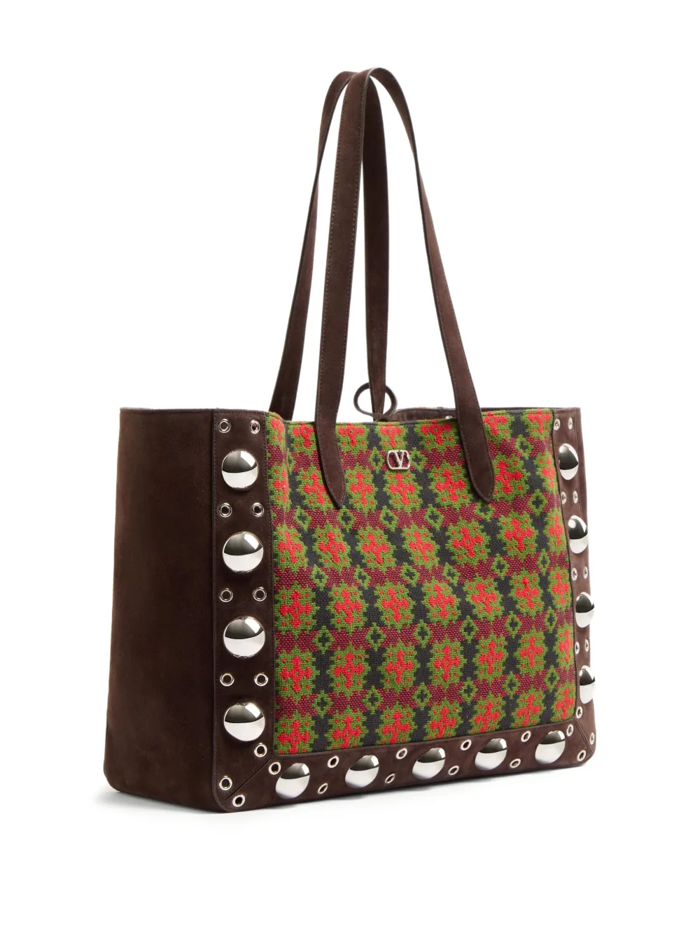 Valentino Garavani Grote Nellcôte shopper Bruin