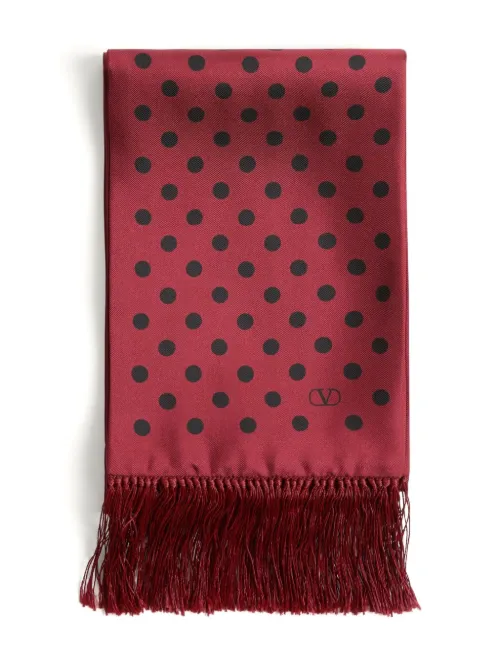 Foulard bandeau Plusdepois à franges - Valentino Garavani - Modalova