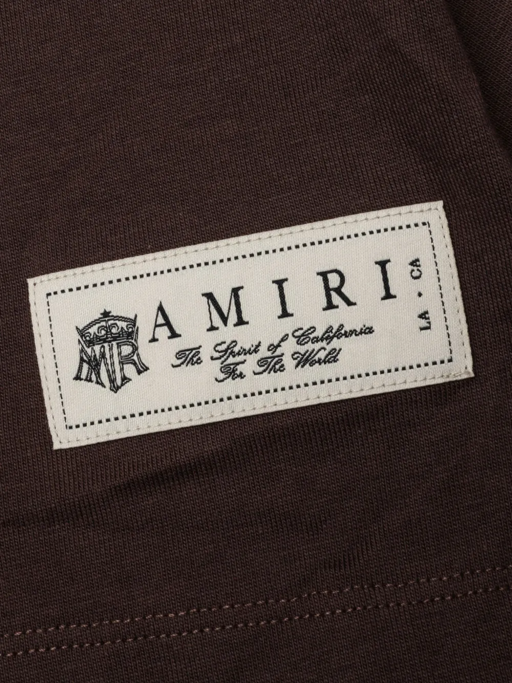AMIRI script-logo T-shirt Bruin