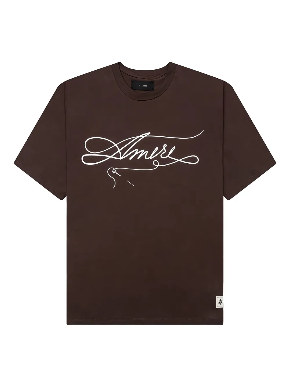 AMIRI script-logo T-shirt Bruin
