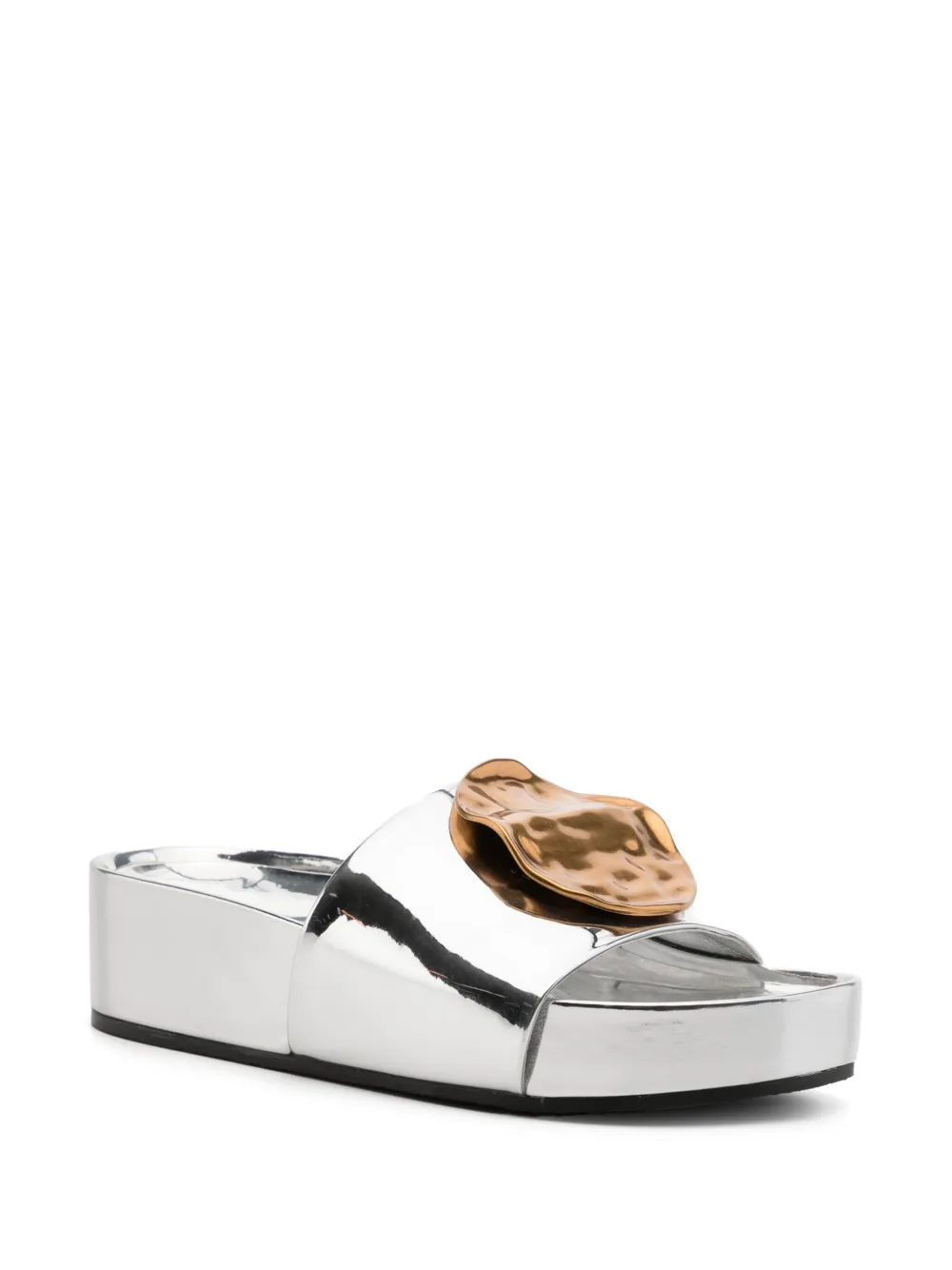 Tory Burch 50mm Patos sandals 020 ARGENTO