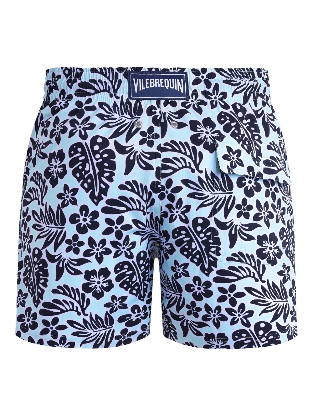 Vilebrequin floral-print swim shorts - Blauw