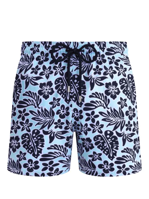 Short de bain à fleurs - Vilebrequin - Modalova